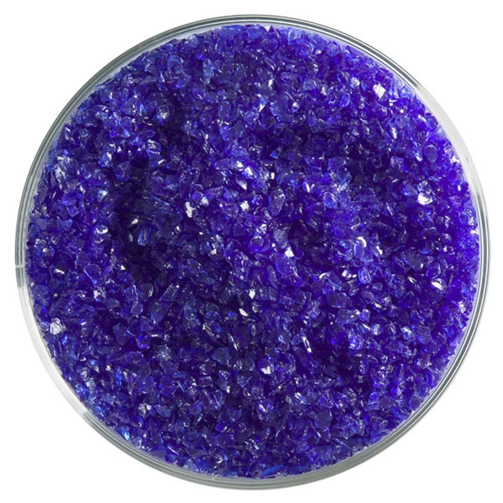 Bullseye Frit - Deep Royal Blue - Medium - 450g - Transparent