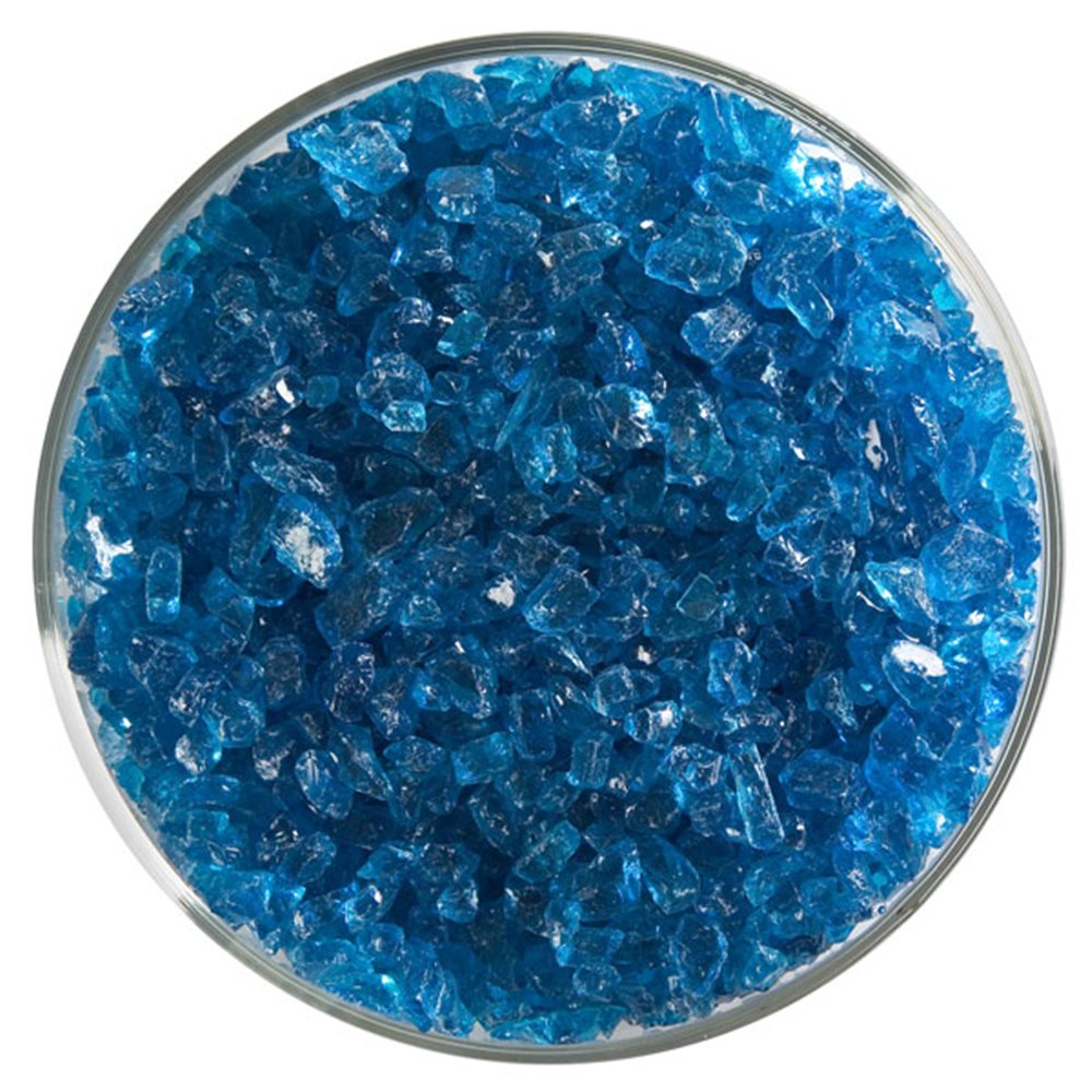 Bullseye Frit - Turquoise Blue - Gros - 450g - Transparent