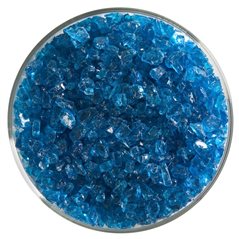 Bullseye Frit - Turquoise Blue - Grob - 450g - Transparent