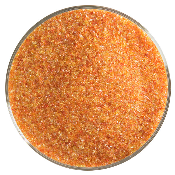 Bullseye Frit - Red - Fein - 450g - Transparent