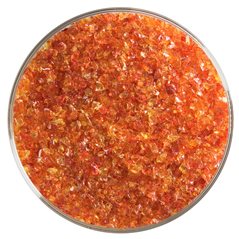 Bullseye Frit - Red - Medium - 450g - Transparent