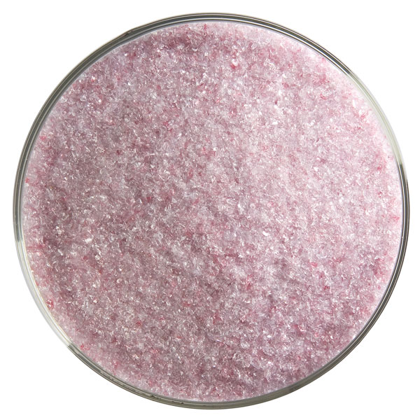 Bullseye Frit - Cranberry Pink - Fein - 450g - Transparent