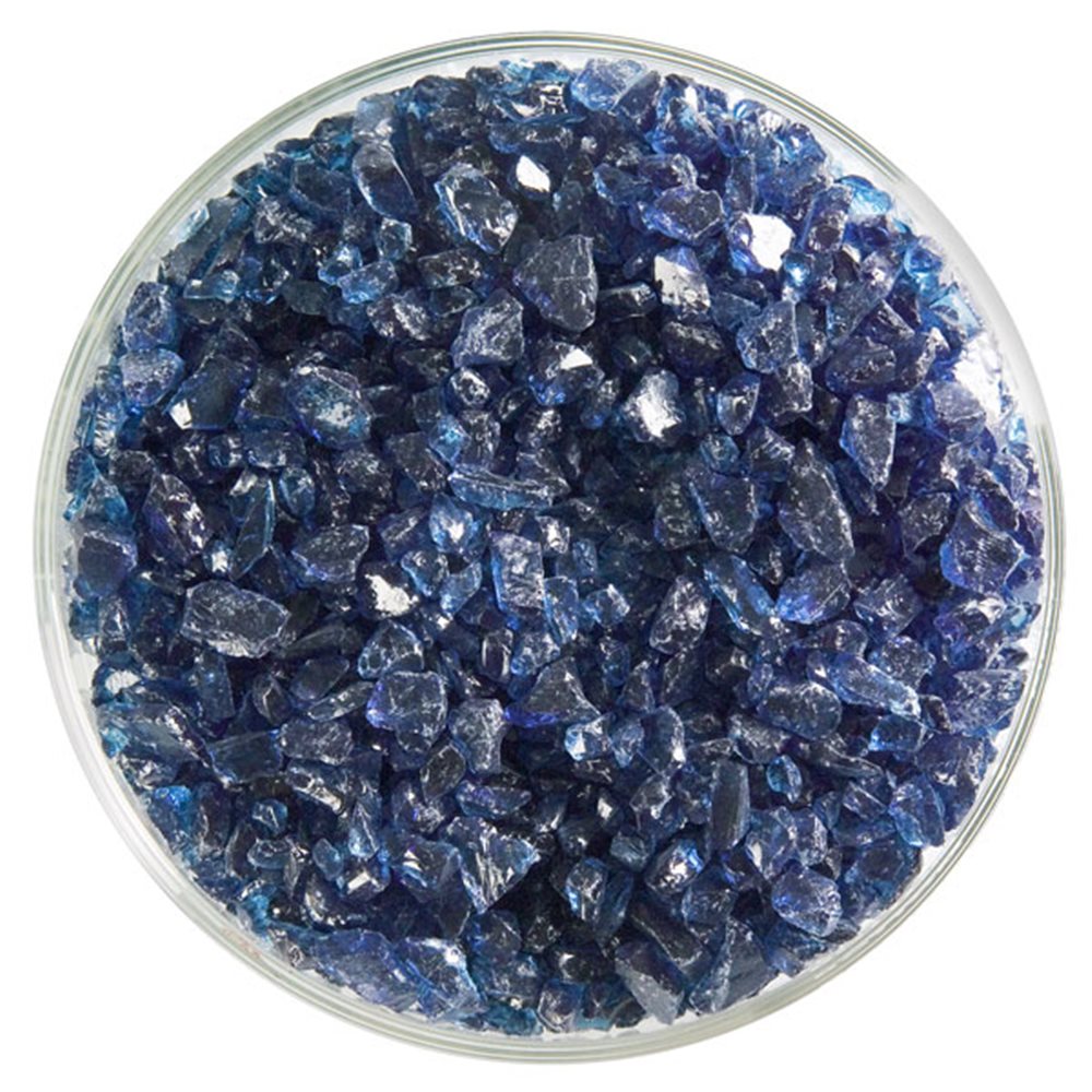 Bullseye Frit - Steel Blue - Coarse - 450g - Transparent