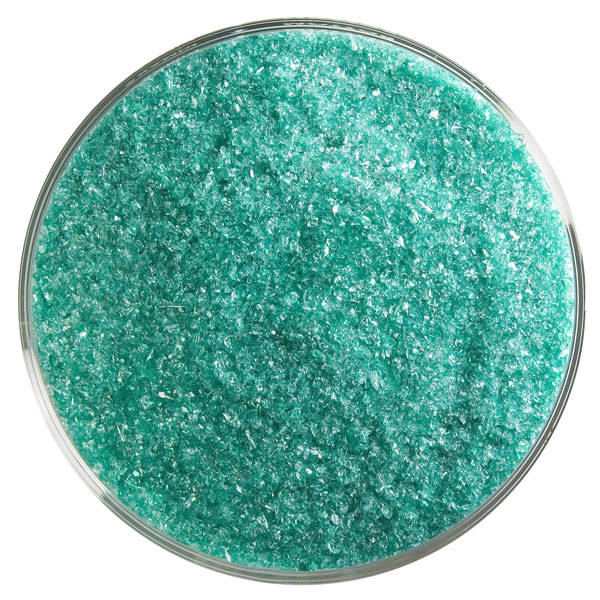 Bullseye Frit - Emerald Green - Fine - 450g - Transparent