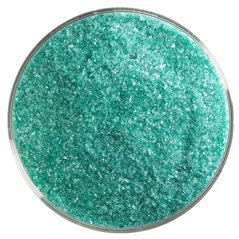 Bullseye Frit - Emerald Green - Fein - 450g - Transparent