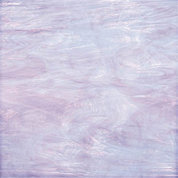 Spectrum Pale Lavender and White - Translucent - 3mm - Non-Fusing Glas Tafeln  