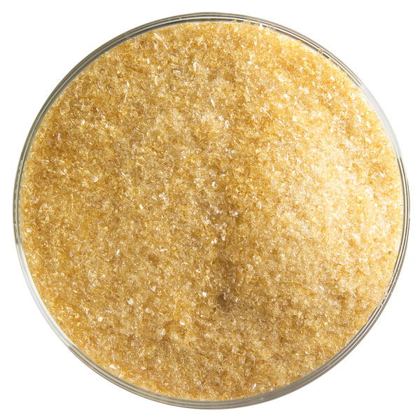 Bullseye Frit - Medium Amber - Fin - 450g - Transparent