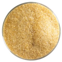 Bullseye Frit - Medium Amber - Fein - 450g - Transparent