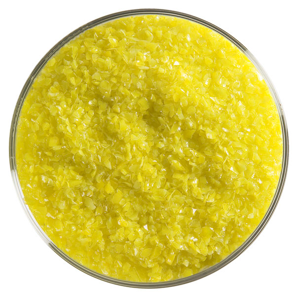 Bullseye Frit - Canary Yellow - Mittel - 450g - Opaleszent