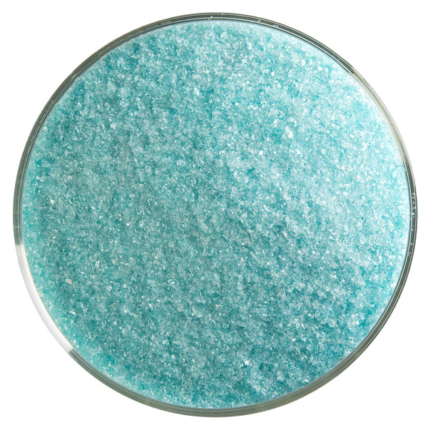 Bullseye Frit - Light Aquamarine Blue - Fein - 450g - Transparent