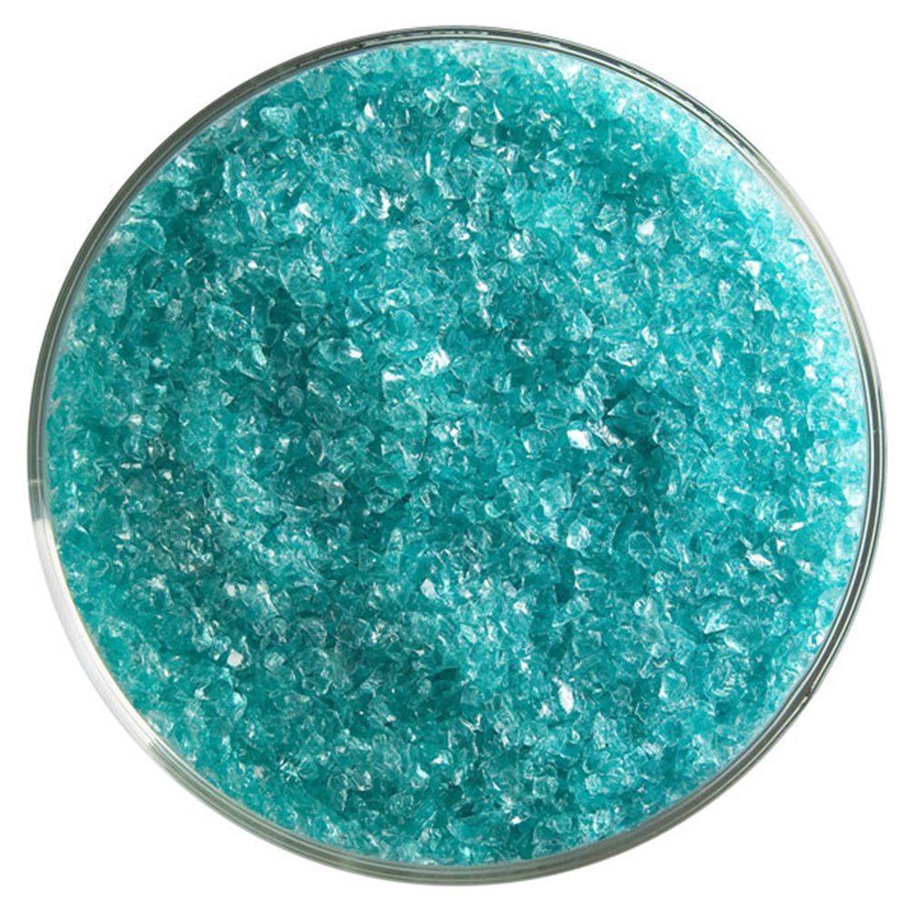 Bullseye Frit - Light Aquamarine Blue - Moyen - 450g - Transparent