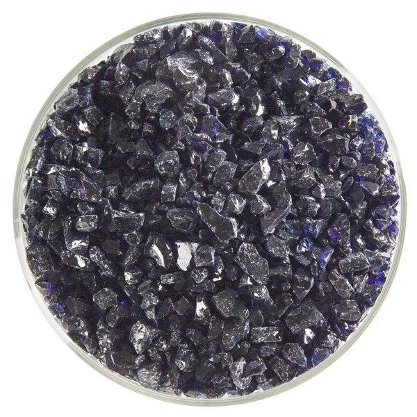 Bullseye Frit - Midnight Blue - Coarse - 450g - Transparent