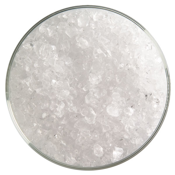 Bullseye Frit - Crystal Clear - Grob - 450g - Transparent