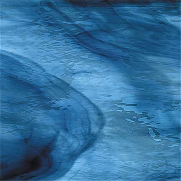 Spectrum Steel Blue On Sky Blue Streaky - 3mm - Non-Fusing Glas Tafeln  