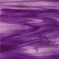 Spectrum Deep Violet On Purple Streaky- Waterglass - 3mm - Non-Fusible Glass Sheets