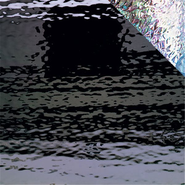 Spectrum Black - Waterglass - Irid - 3mm - Plaque Non-Fusing 