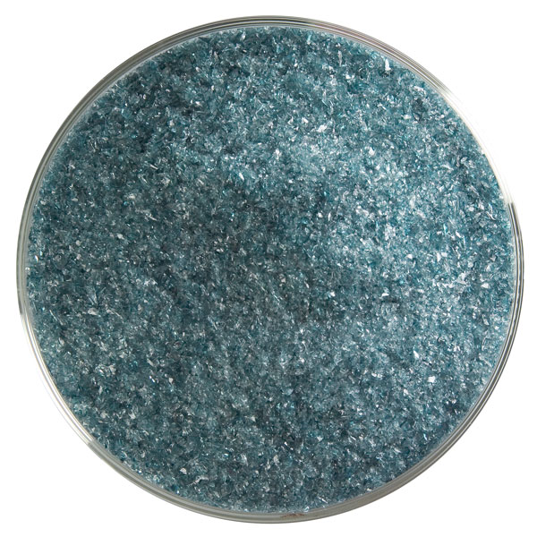 Bullseye Frit - Aquamarine Blue - Fein - 450g - Transparent