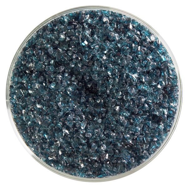Bullseye Frit - Aquamarine Blue - Medium - 450g - Transparent