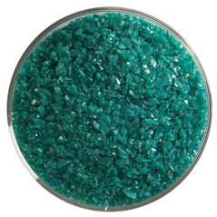 Bullseye Frit - Teal Green - Mittel - 450g - Opaleszent