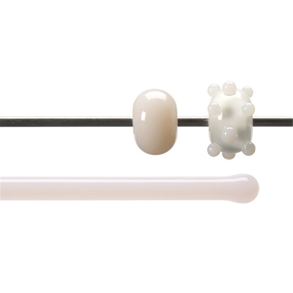 Bullseye Rods - Light Peach Cream - 4-6mm - Opalescent