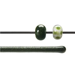 Bullseye Baguette - Light Aventurine Green - 4-6mm - Transparent