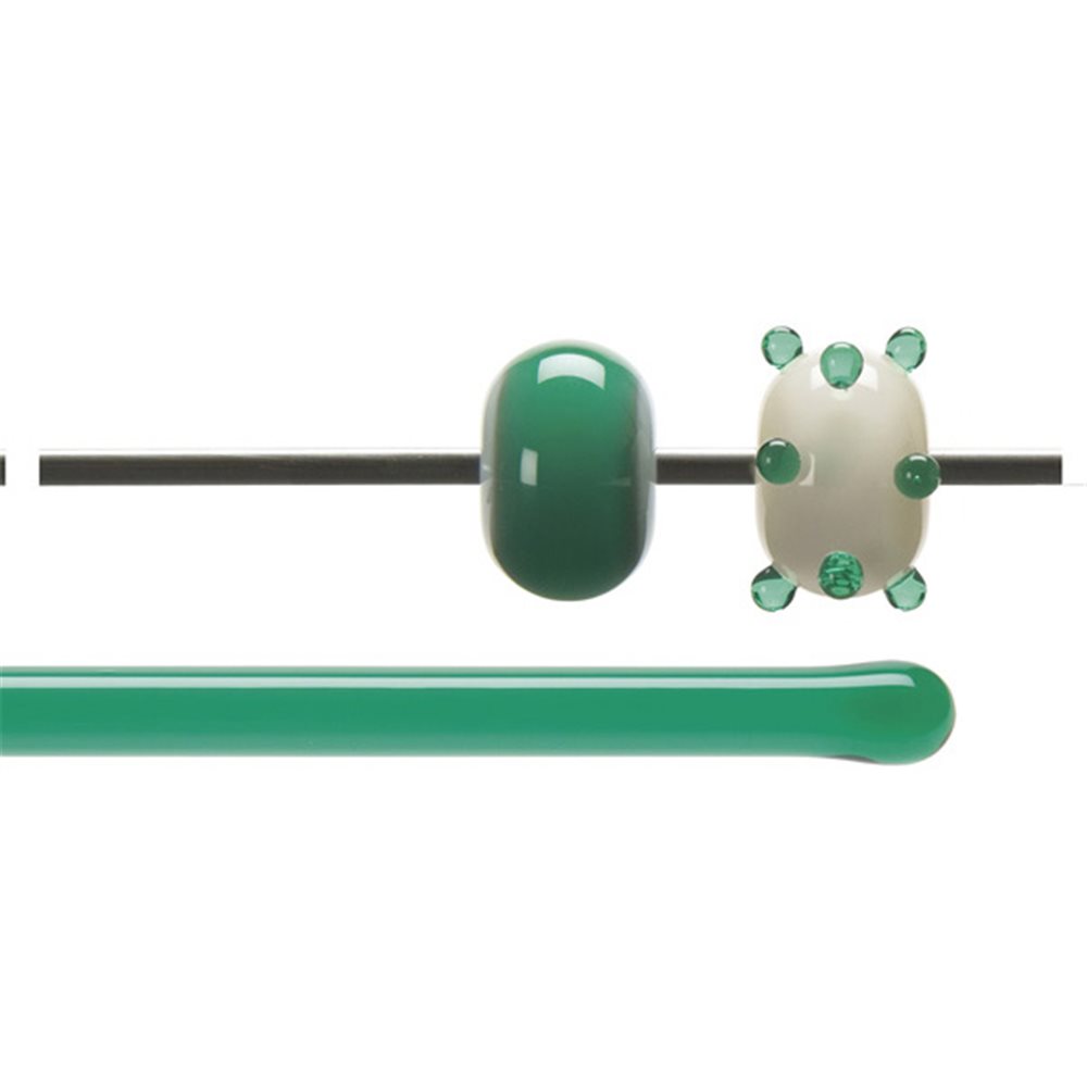 Bullseye Rods - Emerald Green - 4-6mm - Transparent