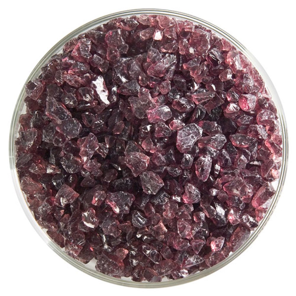 Bullseye Frit - Light Plum - Coarse - 450g - Transparent