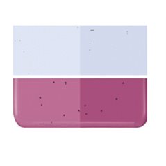 Bullseye Light Pink Striker - Transparent - 3mm - Fusing Glas Tafeln
