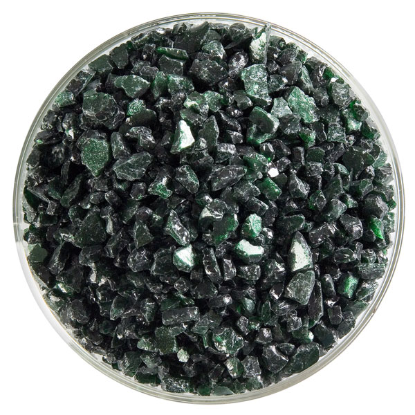 Bullseye Frit - Aventurine Green - Coarse - 450g - Transparent