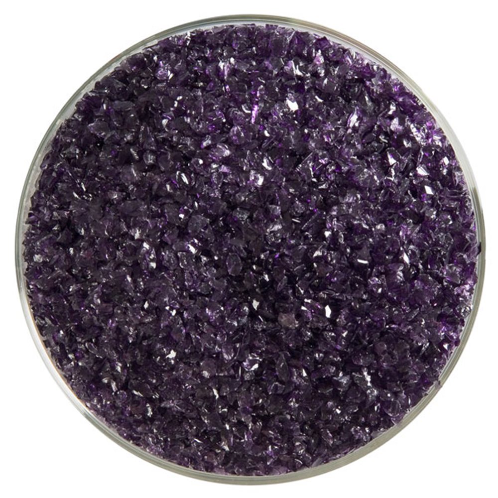 Bullseye Frit - Deep Royal Purple - Medium - 450g - Transparent