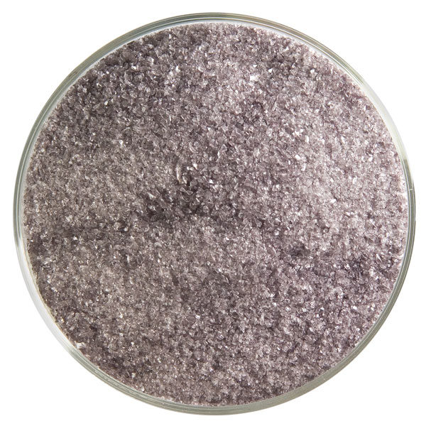 Bullseye Frit - Charcoal Gray - Fein - 450g - Transparent