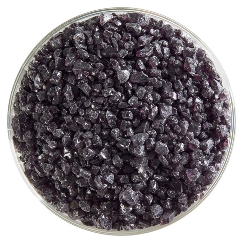 Bullseye Frit - Charcoal Gray - Coarse - 450g - Transparent