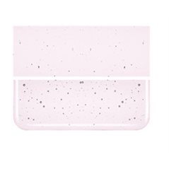 Bullseye Erbium Pink Tint - Transparent - 3mm - Fusible Glass Sheets