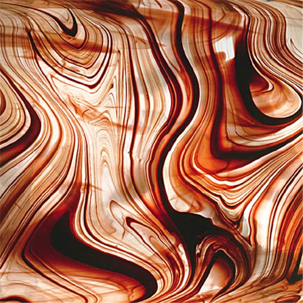 Spectrum Burgundy Clear Baroque - 3mm - Non-Fusible Glass Sheets