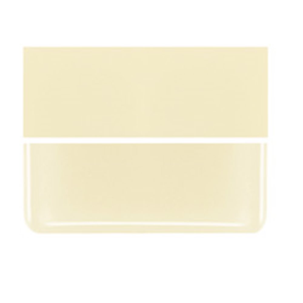 Bullseye French Vanilla - Opalescent - 2mm - Thin Rolled - Fusible Glass Sheets