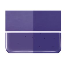 Bullseye Deep Royal Purple - Transparent - 2mm - Thin Rolled - Fusible Glass Sheets