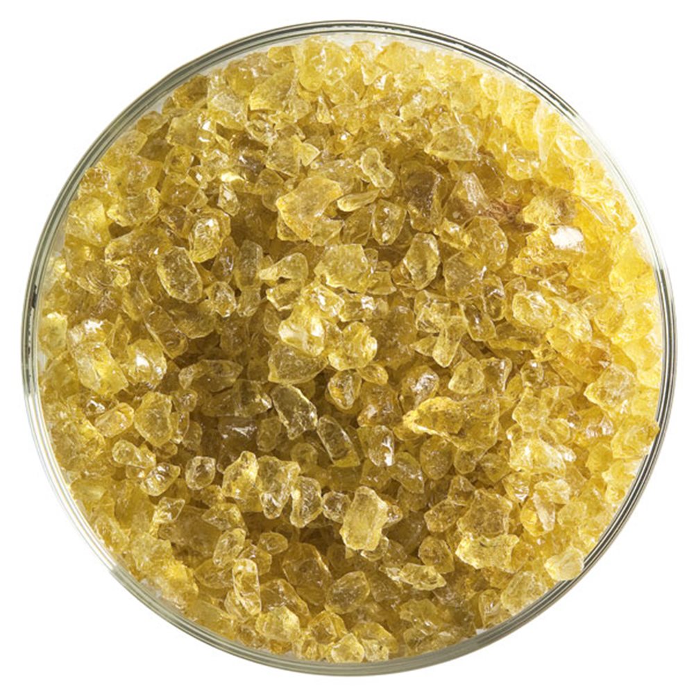 Bullseye Frit - Light Amber - Coarse - 2.25kg - Transparent