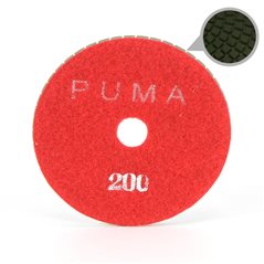 Smoothing Pad Diamond Resin - 100mm - 200 grit - Red