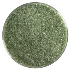 Bullseye Frit - Olive Green - Fine - 450g - Transparent