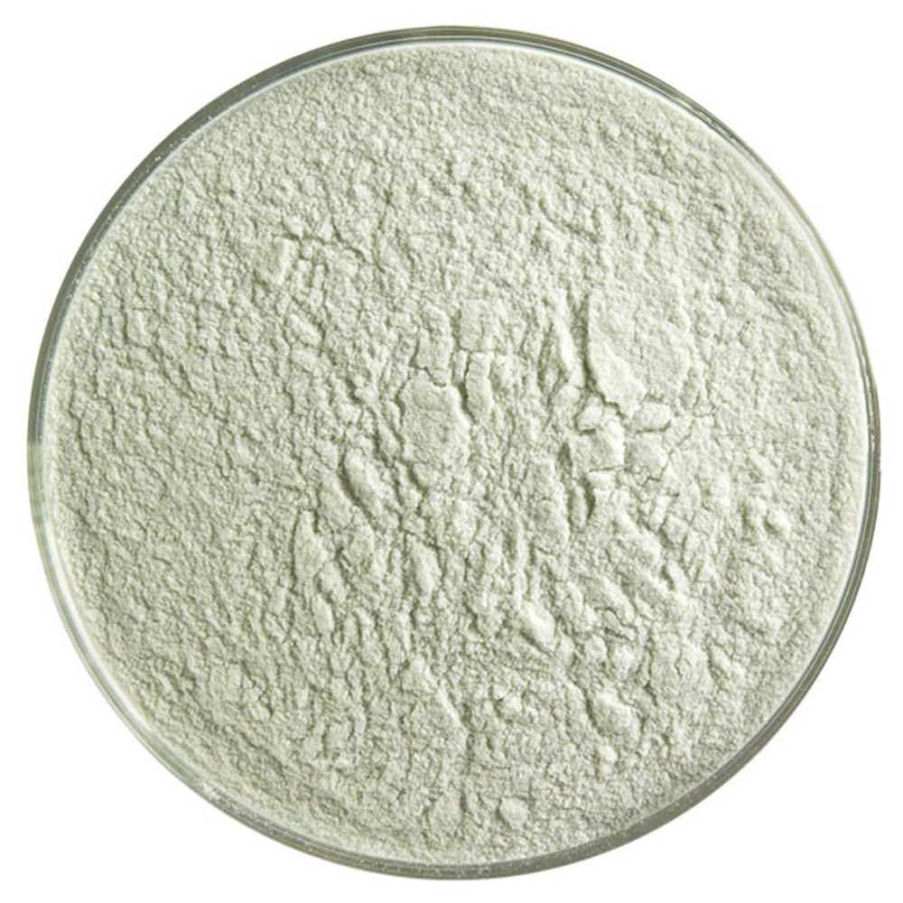 Bullseye Frit - Olive Green - Powder - 450g - Transparent