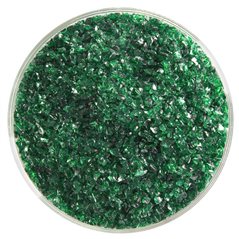 Bullseye Frit - Kelly Green - Medium - 450g - Transparent