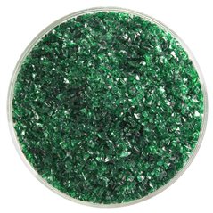 Bullseye Frit - Kelly Green - Medium - 450g - Transparent