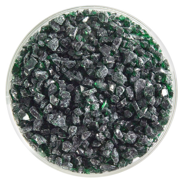 Bullseye Frit - Kelly Green - Coarse - 450g - Transparent