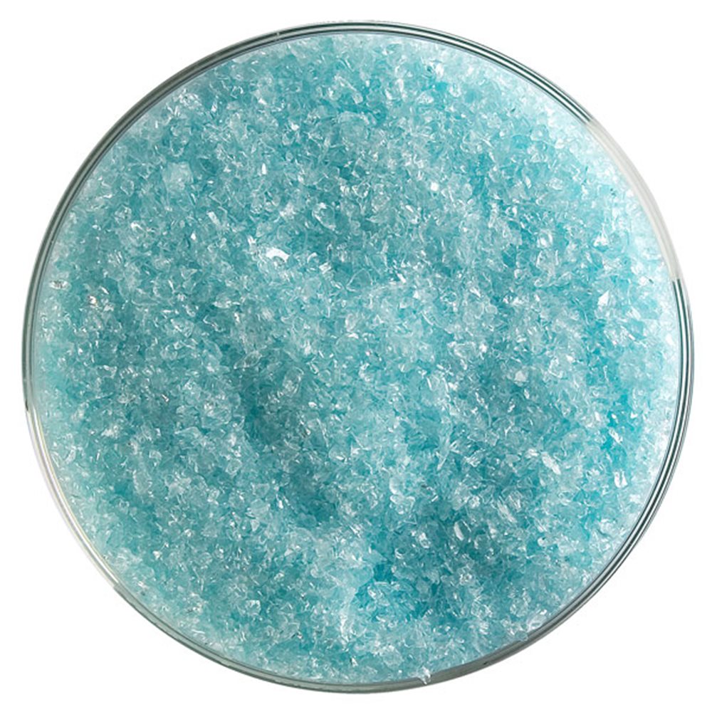 Bullseye Frit - Aqua Blue Tint - Medium - 450g - Transparent