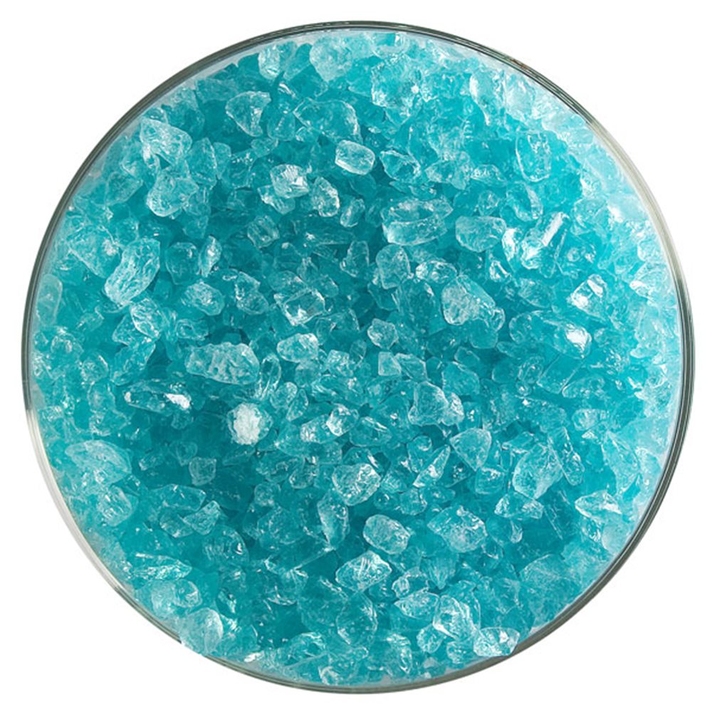 Bullseye Frit - Aqua Blue Tint - Grob - 450g - Transparent