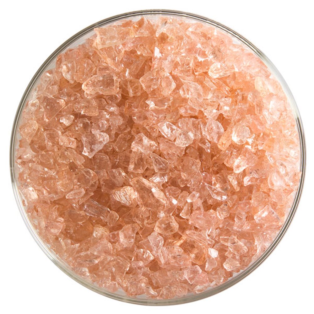 Bullseye Frit - Coral Orange Tint - Grob - 450g - Transparent