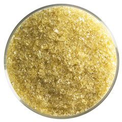 Bullseye Frit - Light Amber - Medium - 450g - Transparent