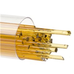 Bullseye Stringer - Medium Amber - 2mm - 180g - Transparent