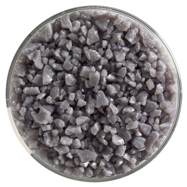 Bullseye Frit - Deco Gray - Coarse - 450g - Opalescent