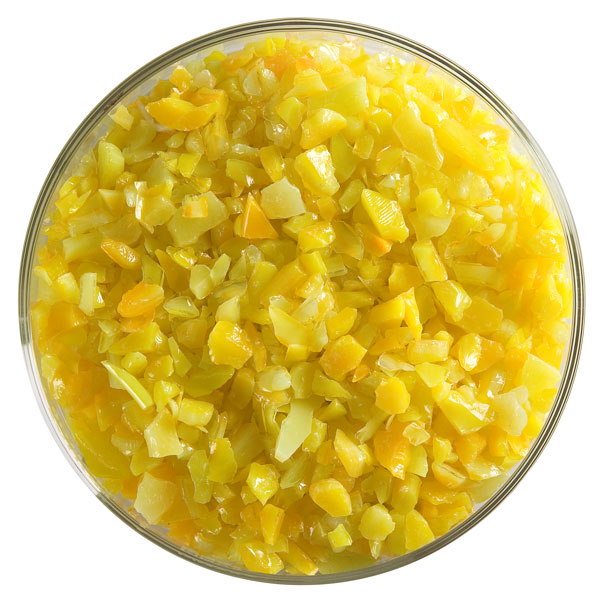 Bullseye Frit - Marigold Yellow - Gros - 2.25kg - Opalescent